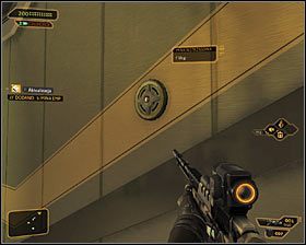 OSTROŻNIE zbliż się do schodów prowadzących na poziom 1 - (8) Zejście na najniższy poziom piwnicy | Deus Ex Bunt Ludzkości - Deus Ex: Bunt Ludzkości - Directors Cut - poradnik do gry