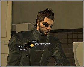 Wyjdź z łazienki i rozejrzyj się po poprzednim pomieszczeniu - Zapomniane znajomości | Deus Ex Bunt Ludzkości - Deus Ex: Bunt Ludzkości - Directors Cut - poradnik do gry