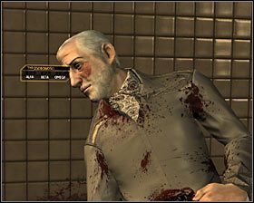 Radford nie będzie chciał zakończyć rozmowy, stwierdzając, iż jego rany są bardzo poważne i że zapewne nie zdoła się wylizać - Zapomniane znajomości | Deus Ex Bunt Ludzkości - Deus Ex: Bunt Ludzkości - Directors Cut - poradnik do gry