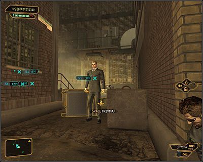 Jeżeli masz zamiar jedynie ogłuszyć przeciwników, to będzie nieco trudniej - Zapomniane znajomości | Deus Ex Bunt Ludzkości - Deus Ex: Bunt Ludzkości - Directors Cut - poradnik do gry