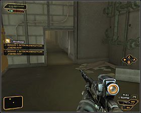 Jeżeli jeszcze w trakcie bitwy usłyszałeś komunikat pożegnalny od Malik, to jest to znak, że nie udało Ci się uratować przyjaciółki - (1) Wariant pokojowy - Wydostanie się z terenu budowy | Deus Ex Bunt Ludzkości - Deus Ex: Bunt Ludzkości - Directors Cut - poradnik do gry