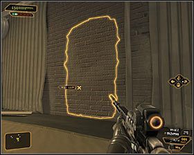 Aktualny cel Twojej wędrówki to magazyn z narzędziami - (4) Wariant agresywny - Zabranie paczki z magazynu z narzędziami - Deus Ex: Bunt Ludzkości - Directors Cut - poradnik do gry