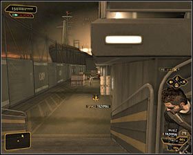 8 - (5) Wariant pokojowy - Przedostanie się do wnętrza magazynu portowego - Deus Ex: Bunt Ludzkości - Directors Cut - poradnik do gry