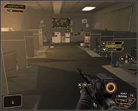 10 - (6) Wariant pokojowy - Dotarcie do biura administratora Wanga | Bunt Ludzkości - Deus Ex: Bunt Ludzkości - Directors Cut - poradnik do gry