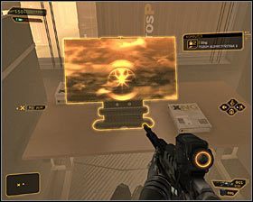 Obie opisane powyżej ścieżki prowadzą do biur znajdujących się w północnej części magazynu - (6) Wariant pokojowy - Dotarcie do biura administratora Wanga | Bunt Ludzkości - Deus Ex: Bunt Ludzkości - Directors Cut - poradnik do gry