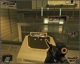 Na sam koniec odszukaj drabinkę #1, która prowadzi do górnego panelu kontrolnego - (2) Wyłączenie urządzenia zakłócającego | Deus Ex Bunt Ludzkości - Deus Ex: Bunt Ludzkości - Directors Cut - poradnik do gry