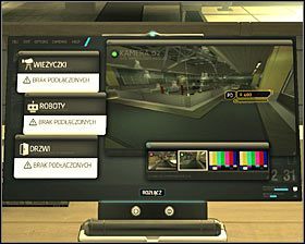 Dobrze byłoby teraz wejść w interakcję z terminalem komputerowym #1, z którego korzystał jeden z wartowników - (4) Wariant pokojowy - Odnalezienie Nii Colvin | Deus Ex Bunt Ludzkości - Deus Ex: Bunt Ludzkości - Directors Cut - poradnik do gry