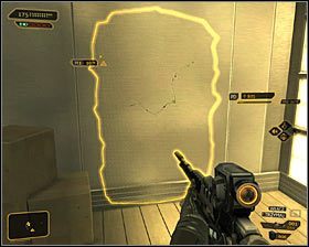 Gra otworzy teraz przed Tobą możliwość przedostania się do laboratorium Nii Colvin przez szyby wentylacyjne - (4) Wariant pokojowy - Odnalezienie Nii Colvin | Deus Ex Bunt Ludzkości - Deus Ex: Bunt Ludzkości - Directors Cut - poradnik do gry