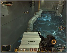 W celu kontynuowania aktualnej misji musisz wybrać północny korytarz #1 - (1) Przedostanie się do wnętrza stacji | Deus Ex Bunt Ludzkości - Deus Ex: Bunt Ludzkości - Directors Cut - poradnik do gry