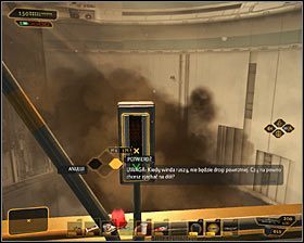 Podążaj jedyną możliwą ścieżką, a po kilku chwilach dotrzesz do znacznie większej hali #1 - (8) Dotarcie do centrum transmisyjnego | Deus Ex Bunt Ludzkości - Deus Ex: Bunt Ludzkości - Directors Cut - poradnik do gry