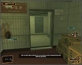 Po znalezieniu się na niewielkim placyku udaj się w stronę oznaczonego przez grę sklepu #1 - Talion A.D. | Questy poboczne | Deus Ex Bunt Ludzkości - Deus Ex: Bunt Ludzkości - Directors Cut - poradnik do gry