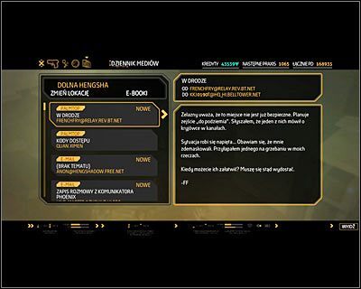 Otwórz dziennik i odczytaj zawartość pozyskanego przed chwilą palmtopa (powyższy screen) - Talion A.D. | Questy poboczne | Deus Ex Bunt Ludzkości - Deus Ex: Bunt Ludzkości - Directors Cut - poradnik do gry