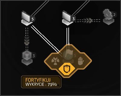 Opis działania i uwagi: Ulepszenie to jest dostępne od samego początku gry (nie licząc prologu gdy Jensen nie ma jeszcze wszczepów) i gwarantuje ono możliwość fortyfikacji węzłów podczas rozwiązywania mini-gier hackerskich - Omówienie ulepszeń | Deus Ex Bunt Ludzkości - Deus Ex: Bunt Ludzkości - Directors Cut - poradnik do gry