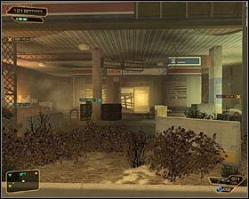 Sposób odnalezienia handlarza: Grayson #1 prowadzi sklep w budynku stacji benzynowej #2 - Handlarze | Deus Ex Bunt Ludzkości - Deus Ex: Bunt Ludzkości - Directors Cut - poradnik do gry