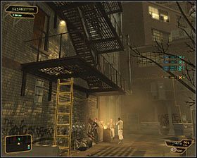 Sposób odnalezienia handlarza: Seurat #1 prowadzi sklep w budynku mieszkalnym w centralnej części Detroit - Handlarze | Deus Ex Bunt Ludzkości - Deus Ex: Bunt Ludzkości - Directors Cut - poradnik do gry