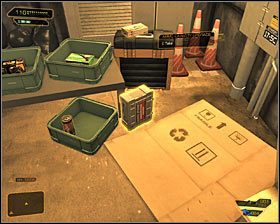 Po znalezieniu się na dole podejdź do drzwi z zamkiem piątego stopnia #1 i wprowadź gotowy kod 8053 - Upgradey broni | Deus Ex Bunt Ludzkości - Deus Ex: Bunt Ludzkości - Directors Cut - poradnik do gry