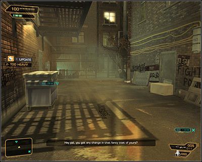 Na początek zajmiemy się zbadaniem apartamentu należącego do OMalleya - Płaszcz i szpada (01-03) | Deus Ex Bunt Ludzkości - Deus Ex: Bunt Ludzkości - Directors Cut - poradnik do gry