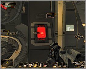 Alternatywą dla opisanej powyżej metody jest rozegranie pełnej bitwy - (9) Pokonanie projektu Hyron | Deus Ex Bunt Ludzkości - Deus Ex: Bunt Ludzkości - Directors Cut - poradnik do gry