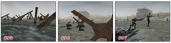 Kiedy zbliżysz się do wolnej przestrzeni dzielącej Cię od zasypu [#97] , przygotuj się do szturmu - Misja 3: Część 1 | Medal of Honor Allied Assault - Medal of Honor: Allied Assault - poradnik do gry