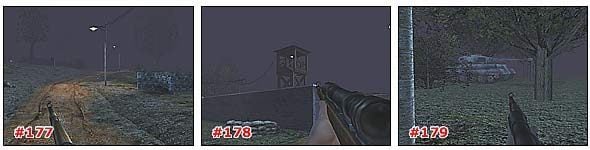 Zbliż się do widocznego po lewej czołgu [#179] - Misja 4: Część 3 | Medal of Honor Allied Assault - Medal of Honor: Allied Assault - poradnik do gry