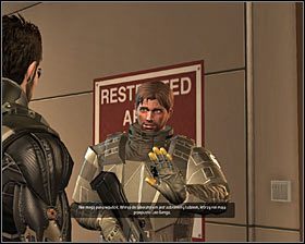 Jeżeli dysponujesz kartą dostępu odnalezioną przy martwym naukowcu w Kroku 6, to możesz od razu wybrać się do wschodniego punktu kontrolnego #1 - (7) wariant pokojowy- Przeprawa przez laboratoria - Poszukiwanie dowodu - Deus Ex Bunt Ludzkości - poradnik akt II - Hengsha