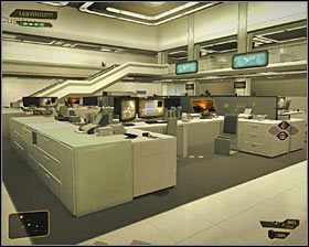 8 - (1) Dotarcie do pokoju 404 - Twarzą w twarz z Elizą Cassan - Deus Ex Bunt Ludzkości - poradnik akt III - Kanada, Detroit 2