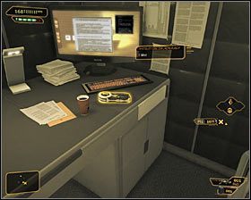 Zignoruj chwilowo cel swojej wędrówki (biuro 404) i wybierz się do pomieszczenia wysuniętego najbardziej na południe #1 - (1) Dotarcie do pokoju 404 - Twarzą w twarz z Elizą Cassan - Deus Ex Bunt Ludzkości - poradnik akt III - Kanada, Detroit 2