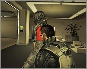 3 - (2) Wariant pokojowy- Wydostanie się z zasadzki - Twarzą w twarz z Elizą Cassan - Deus Ex Bunt Ludzkości - poradnik akt III - Kanada, Detroit 2