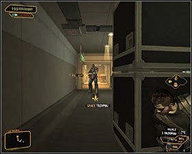 4 - (3) Wariant pokojowy- Dotarcie do klatki schodowej na tyłach studia - Twarzą w twarz z Elizą Cassan - Deus Ex Bunt Ludzkości - poradnik akt III - Kanada, Detroit 2