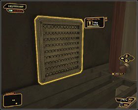 Możesz się tu zachować na dwa zasadnicze sposoby - (3) Wariant pokojowy- Dotarcie do klatki schodowej na tyłach studia - Twarzą w twarz z Elizą Cassan - Deus Ex Bunt Ludzkości - poradnik akt III - Kanada, Detroit 2