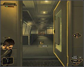 Wyjdź ze zbrojowni i ruszaj na północ #1 - (7) Wariant pokojowy- Dotarcie do klatki schodowej - Twarzą w twarz z Elizą Cassan - Deus Ex Bunt Ludzkości - poradnik akt III - Kanada, Detroit 2