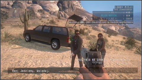 Dobieramy sprzęt i wsiadamy do wozu - Zabij snajperów - Rozdział 11 - Call of Juarez: The Cartel - Eddie Guerra - poradnik do gry