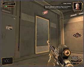 Zaczekaj aż robot oddali się i skieruj się w przeciwną stronę, a następnie skręć na wschód #1 - (5) Wariant pokojowy- Przedostanie się do wnętrza magazynu portowego - Rejs na gapę - Deus Ex Bunt Ludzkości - poradnik akt IV - Hengsha 2, Singapur, Panchaja, zakończenia