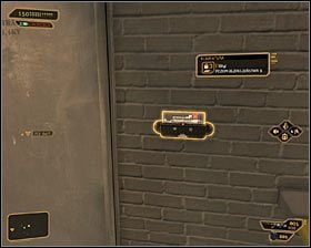 Bardziej oczywiste rozwiązanie w przypadku zajmowanego aktualnie balkoniku to udanie się w stronę widocznych w oddali drzwi #1 - (5) Wariant pokojowy- Przedostanie się do wnętrza magazynu portowego - Rejs na gapę - Deus Ex Bunt Ludzkości - poradnik akt IV - Hengsha 2, Singapur, Panchaja, zakończenia