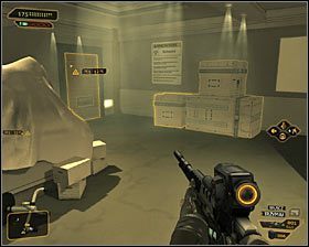 Jeżeli nie chcesz lub nie możesz skorzystać z mostku, to warto rozważyć zniszczenie ściany prowadzącej do budynku Micro-Gen Lab - (4) Wariant pokojowy- Odnalezienie Nii Colvin - Na ratunek Megan i jej zespołowi - Deus Ex Bunt Ludzkości - poradnik akt IV - Hengsha 2, Singapur, Panchaja, zakończenia