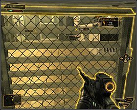 Po znalezieniu się w niewielkim pomieszczeniu magazynowym przesuń kilka kartonów celem odsłonięcia wejścia do szybu wentylacyjnego #1 - (4) Wariant pokojowy- Odnalezienie Nii Colvin - Na ratunek Megan i jej zespołowi - Deus Ex Bunt Ludzkości - poradnik akt IV - Hengsha 2, Singapur, Panchaja, zakończenia