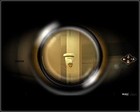 Zachowaj ostrożność, bo jeżeli nie wyłączyłeś okolicznych robotów, to za rogiem #1 wpadniesz na jednego z nich - (6) Wariant pokojowy- Wgranie wirusa do komputera ochrony - Na ratunek Megan i jej zespołowi - Deus Ex Bunt Ludzkości - poradnik akt IV - Hengsha 2, Singapur, Panchaja, zakończenia