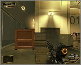 3 - (6) Wariant pokojowy- Wgranie wirusa do komputera ochrony - Na ratunek Megan i jej zespołowi - Deus Ex Bunt Ludzkości - poradnik akt IV - Hengsha 2, Singapur, Panchaja, zakończenia