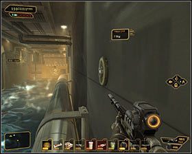 Możesz się tu zachować na dwa sposoby - (1) Przedostanie się do wnętrza stacji - Wyłącz sygnał Darrowa - Deus Ex Bunt Ludzkości - poradnik akt IV - Hengsha 2, Singapur, Panchaja, zakończenia