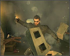 Tutejsza bramka powinna być otwarta, ale jeżeli tak nie jest, to złam prościutkie zabezpieczenie zamka elektronicznego pierwszego stopnia #1 - Talion A.D. - Questy poboczne - Deus Ex Bunt Ludzkości - poradnik akt IV - Hengsha 2, Singapur, Panchaja, zakończenia