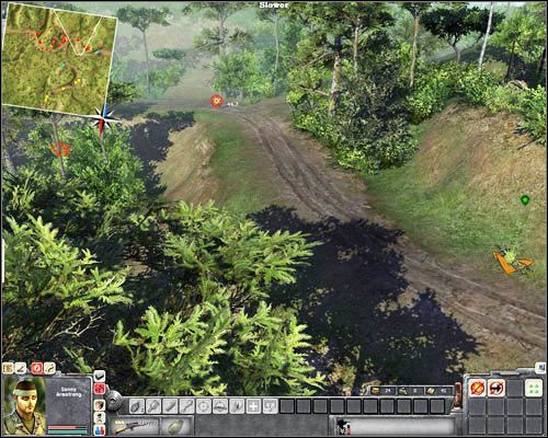 Jeśli jakiś wróg tu przybiegnie, zabij go za pomocą ciężkiego karabinu - Misja 3- On the Trail of Uncle Ho (2) | USA | Men of War Wietnam - Men of War: Wietnam - poradnik do gry