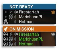 Na tej liście znajdziesz ludzi w twojej grupie/drużynie - Najważniejsze elementy interfejsu - Podstawowe informacje - APB: Reloaded - poradnik dla początkujących