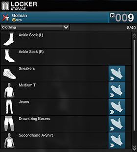 Szafka pełni rolę znanego z innych gier MMO magazynu/banku - Najważniejsze okna interfejsu - Podstawowe informacje - APB: Reloaded - poradnik dla początkujących