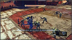 Po wylądowaniu na planecie, zostaniesz szybko wprowadzony w podstawy sterowania - 1 - Lądowanie na planecie - Opis przejścia - Warhammer 40,000: Space Marine - poradnik do gry