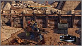 W pewnym momencie do walki dołączy dowódca orków [1] - 2 - Przeciw wszystkiemu - Opis przejścia - Warhammer 40,000: Space Marine - poradnik do gry