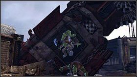 Jak tylko zapoznasz się z nową umiejętnością, podążaj za porucznikiem [1] - 2 - Przeciw wszystkiemu - Opis przejścia - Warhammer 40,000: Space Marine - poradnik do gry