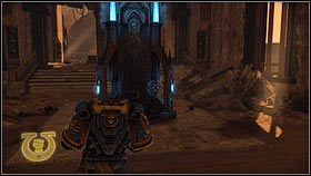 Twój cel został zaznaczony pulsującą pięścią [1] - 2 - Przeciw wszystkiemu - Opis przejścia - Warhammer 40,000: Space Marine - poradnik do gry