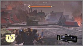 Twoim kolejnym celem powinni być strzelcy stojący na górze [1] - 5 - Inkwizytor - Opis przejścia - Warhammer 40,000: Space Marine - poradnik do gry