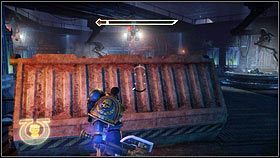 Za kolejną bramą czeka cię komnata wypełniona zabójczymi maszynami - 10 - Dom Tajemnic - Opis przejścia - Warhammer 40,000: Space Marine - poradnik do gry