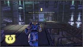 Po oczyszczeniu sali, podejdź do maszyny na środku i umieść w niej źródło energii [1] - 10 - Dom Tajemnic - Opis przejścia - Warhammer 40,000: Space Marine - poradnik do gry